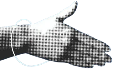 Hand left graphic